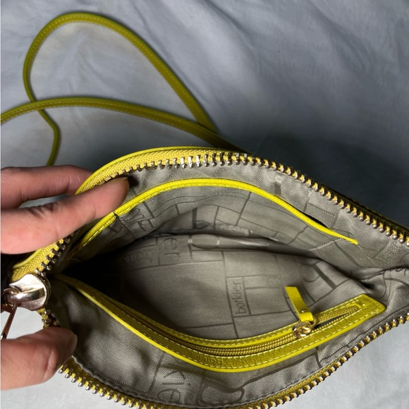 NWT Botkier Legacy Mini Convertible Citron Yellow Crossbody Bag - Picture 5 of 10